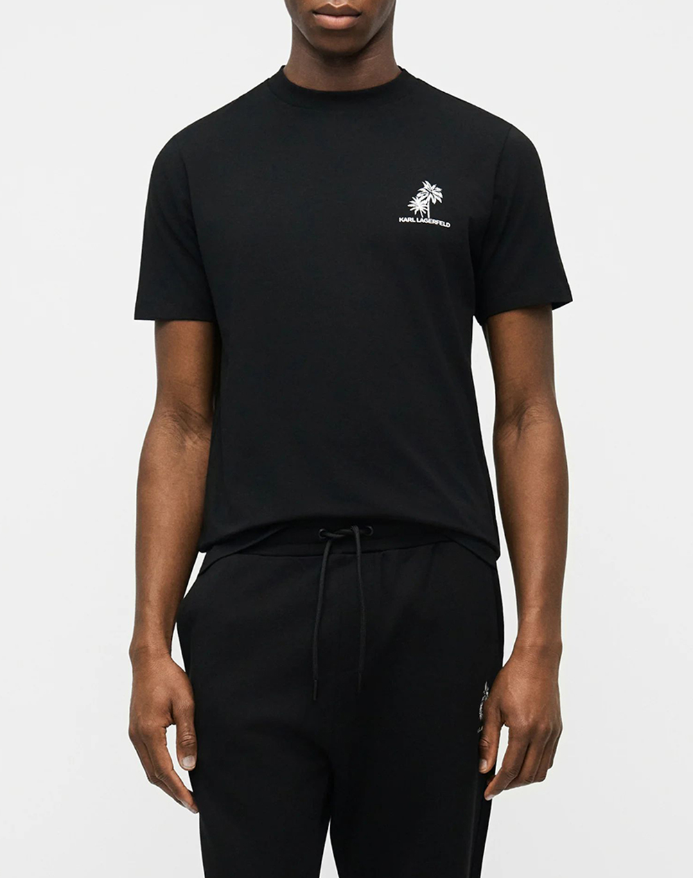 KARL LAGERFELD T-SHIRT CREWNECK 755041-562221-990 Black