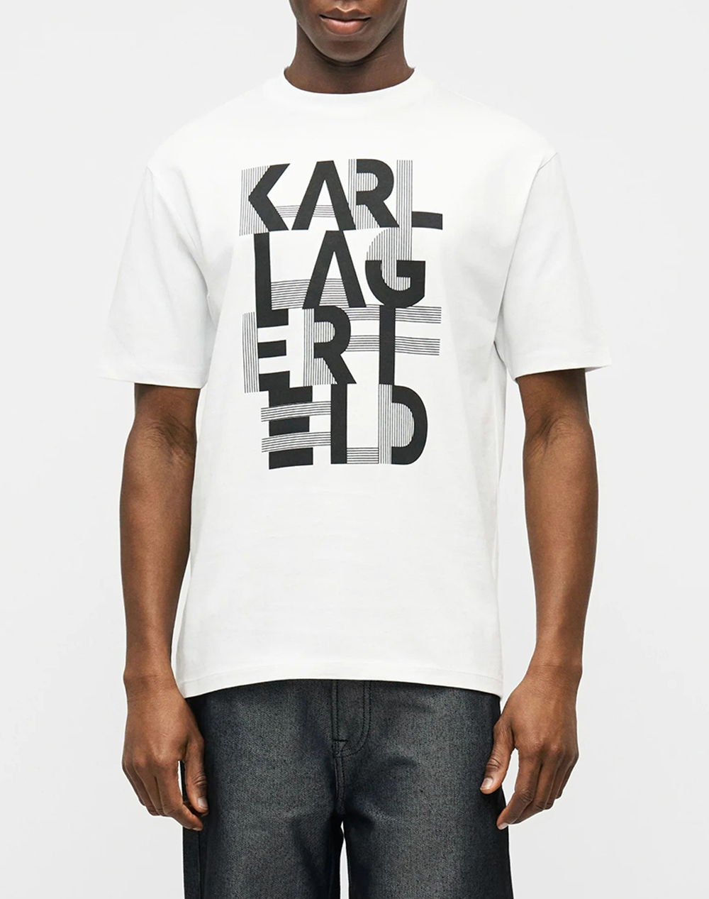 KARL LAGERFELD T-SHIRT CREWNECK 755130-562225-10 White