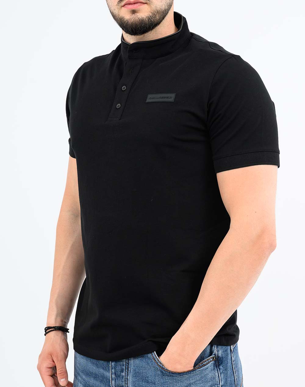 KARL LAGERFELD POLO 745020-561221-990 Black