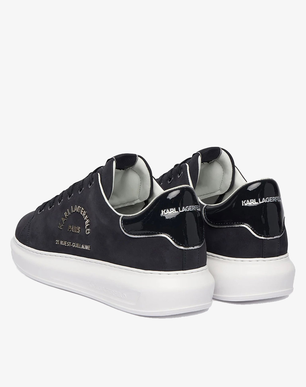 Karl Lagerfeld Kapri Metal Maison Kl52539B-2Aa Darkblue ανδρικά παπούτσια Sneakers Politikos Shop Πολιτικός