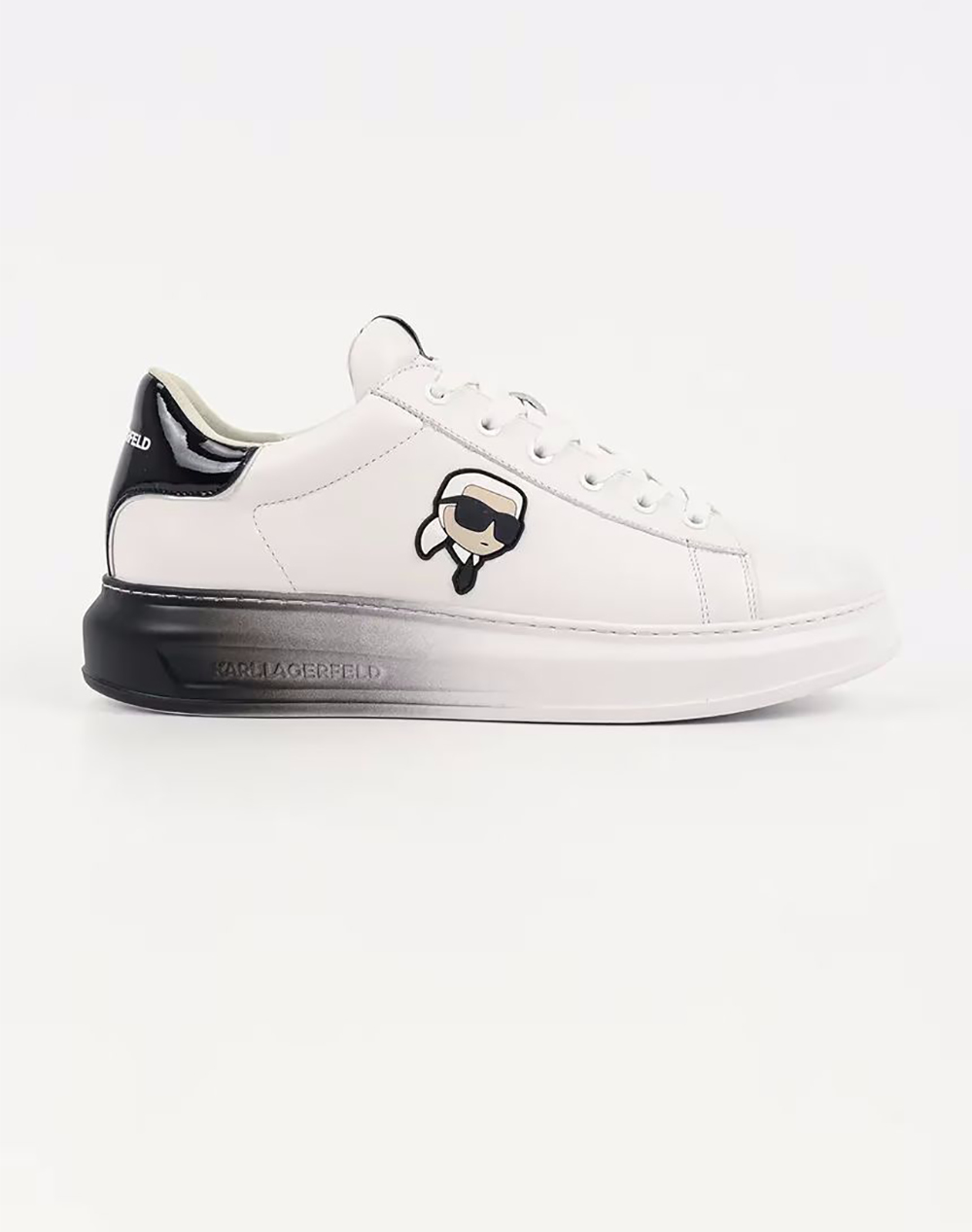 Karl Lagerfeld Ανδρικά Sneakers Υπολευκό Δέρμα