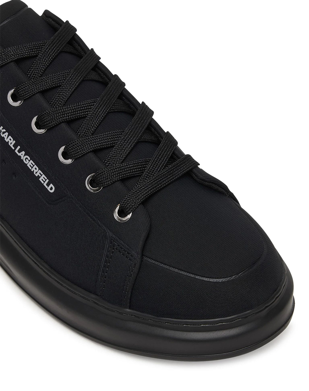 Karl Lagerfeld Kapri Mens Skuba Emboss Kl52586-H0X Totalblack ανδρικά παπούτσια Sneakers Politikos Shop Πολιτικός