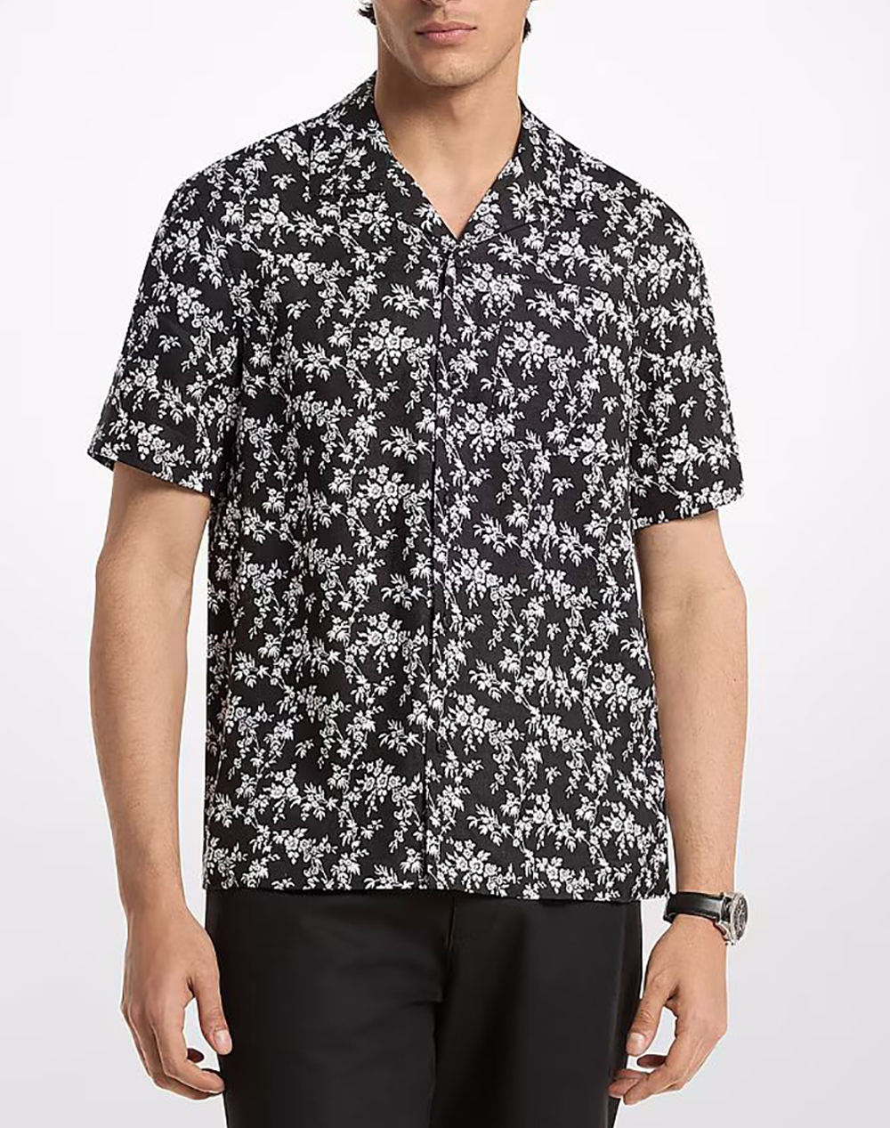 MICHAEL KORS CS6409LL1E ΠΟΥΚΑΜΙΣΟ MICHAEL KORS MENS CS6409LL1E-001 JetBlack
