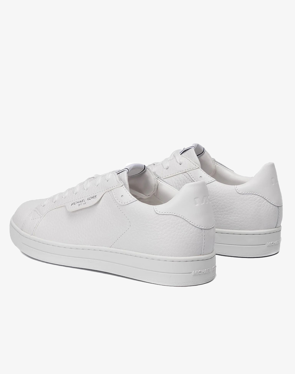Michael Kors 42F9Kefs1L Keating Sneaker Low Mens 42F9Kefs1L-085 White ανδρικά παπούτσια Sneakers Politikos Shop Πολιτικός