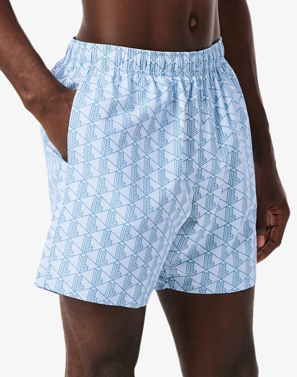 Lacoste Μαγιώ Swimwear 3Mh9086-3Ij Skyblue ανδρικά ρούχα μαγιό Σορτς Politikos Shop Πολιτικός