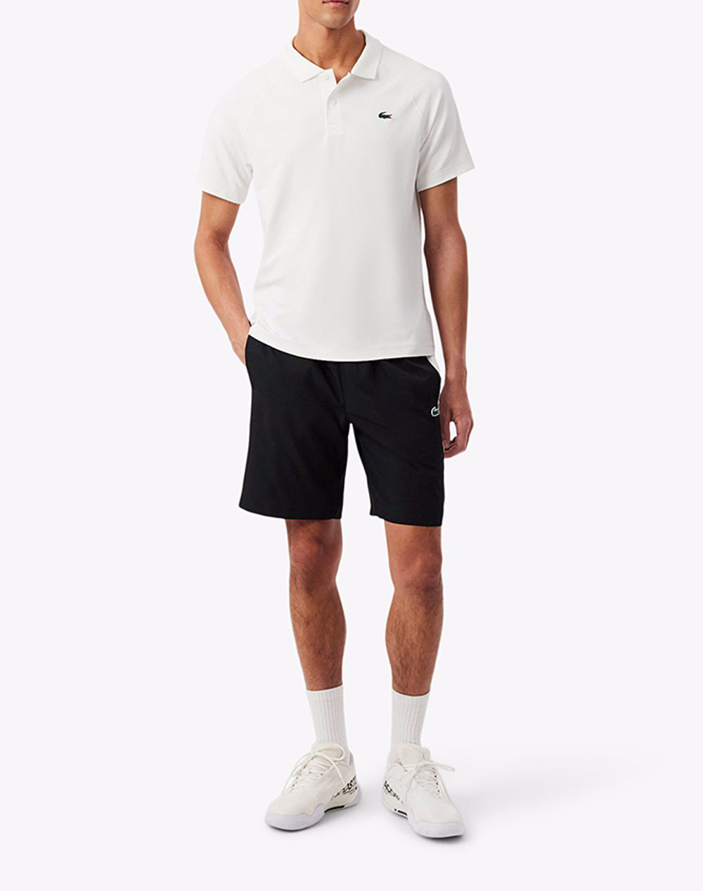 LACOSTE ΣΟΡΤΣ SHORTS 3GH0223-258 Black φωτογραφία
