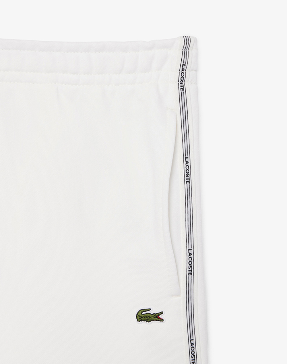 Lacoste Σορτς Shorts 3Gh0886-70V White ανδρικά αθλητικά ρούχα Βερμουδα Politikos Shop Πολιτικός