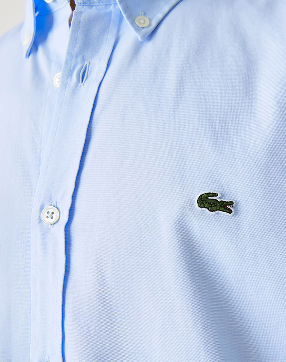 Lacoste Πουκαμισο Μμ Shirt Ls 3Ch2933-Hbp Lightblue ανδρικά ρούχα πουκάμισα Politikos Shop Πολιτικός