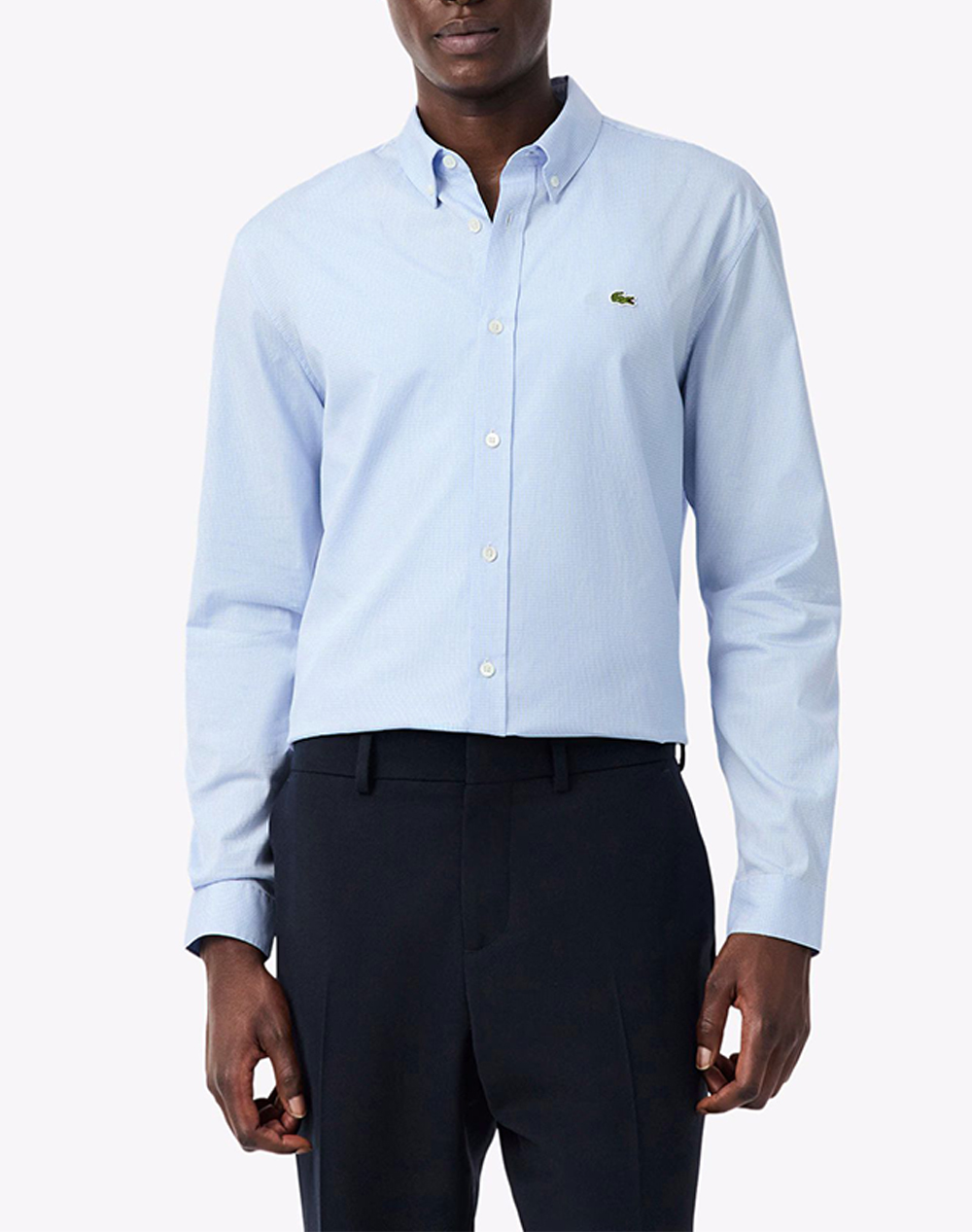 LACOSTE ΠΟΥΚΑΜΙΣΟ ΜΜ SHIRT LS 3CH2433-MARINE LightBlue