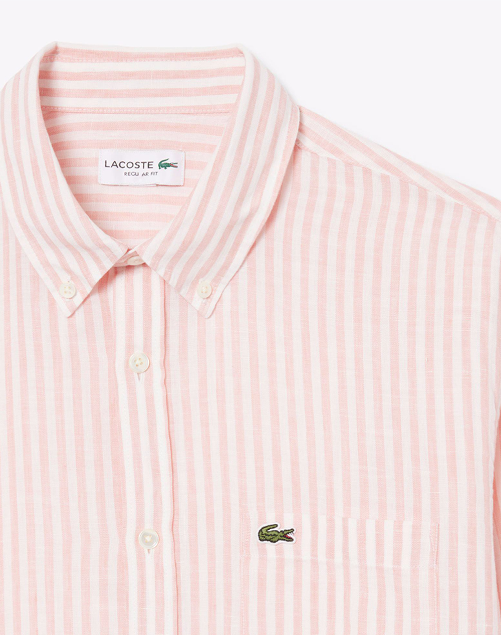 Lacoste Πουκαμισο Μμ Shirt Ls 3Ch6985-Tim Lightpink ανδρικά ρούχα πουκάμισα Politikos Shop Πολιτικός