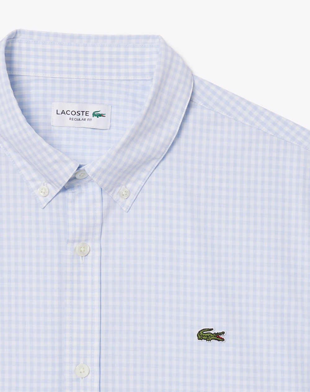 Lacoste Υποκαμισο Κμ Shirt Ss 3Ch2346-9Ar Lightblue ανδρικά ρούχα πουκάμισα Politikos Shop Πολιτικός