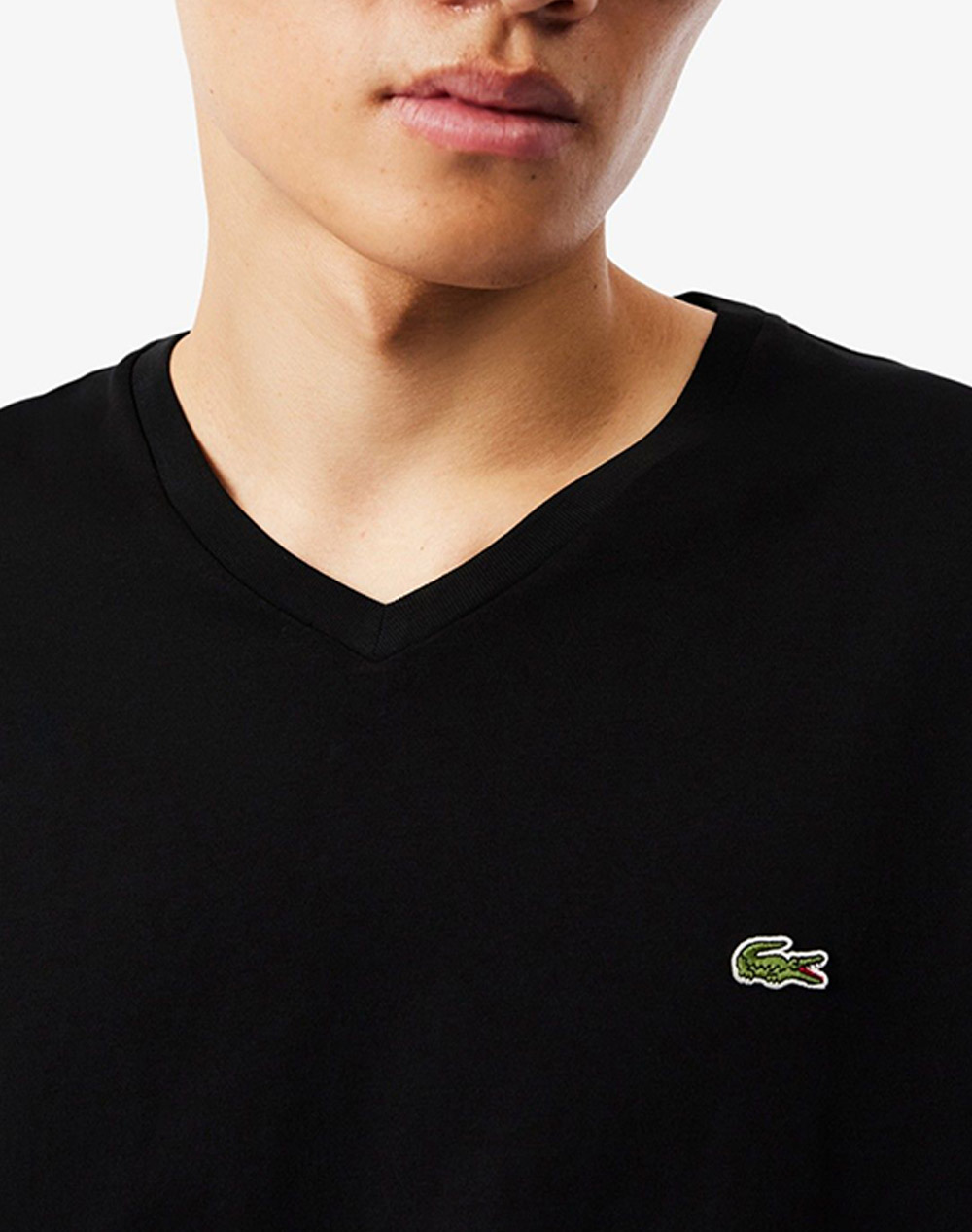Lacoste Μπλούζα Κμ Tee-Shirt 3Th6710-031 Black ανδρικά ρούχα μπλούζες T-Shirt Politikos Shop Πολιτικός