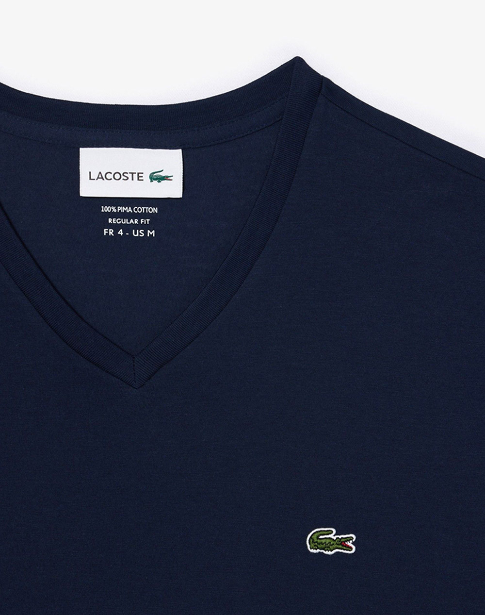 Lacoste Μπλούζα Κμ Tee-Shirt 3Th6710-166 Navyblue ανδρικά ρούχα μπλούζες T-Shirt Politikos Shop Πολιτικός