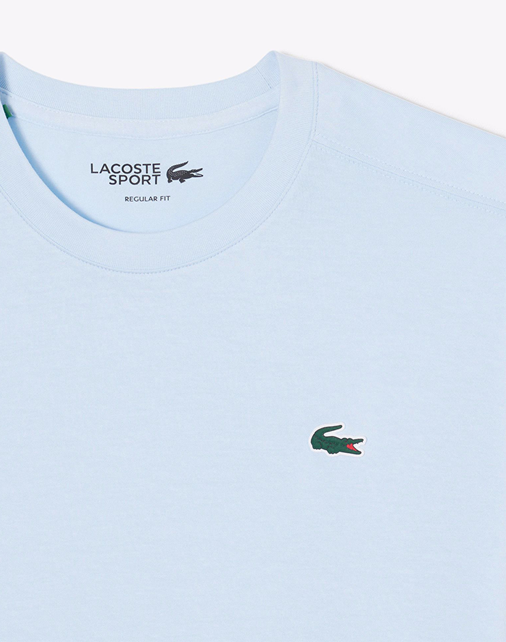 Lacoste Μπλούζα Κμ Tee-Shirt 3Th7618-T01 Ciel ανδρικά ρούχα μπλούζες T-Shirt Politikos Shop Πολιτικός