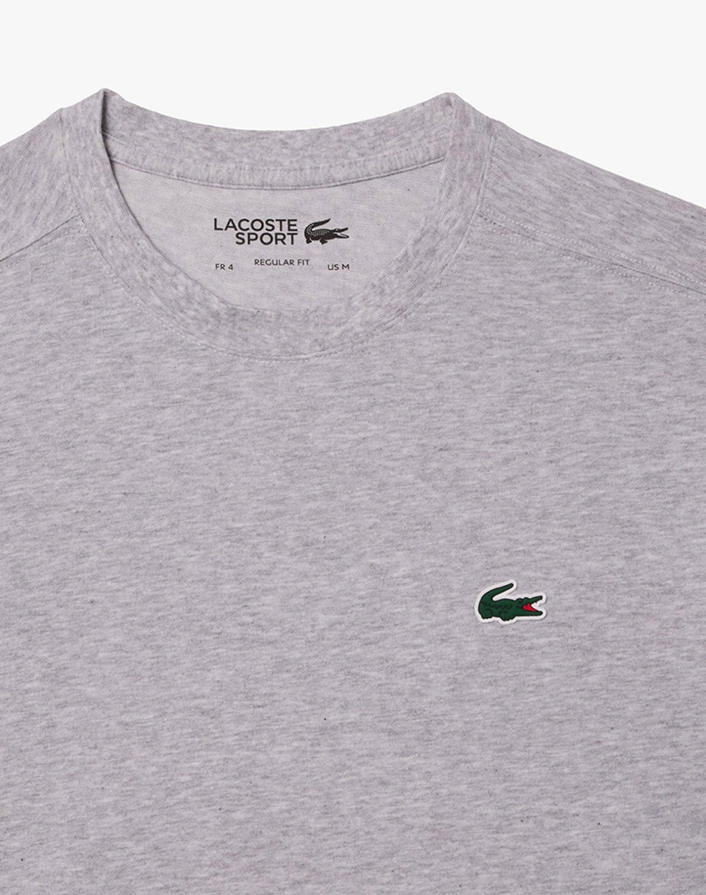 Lacoste Μπλούζα Κμ Tee-Shirt 3Th7618-Cca Gray ανδρικά ρούχα μπλούζες T-Shirt Politikos Shop Πολιτικός