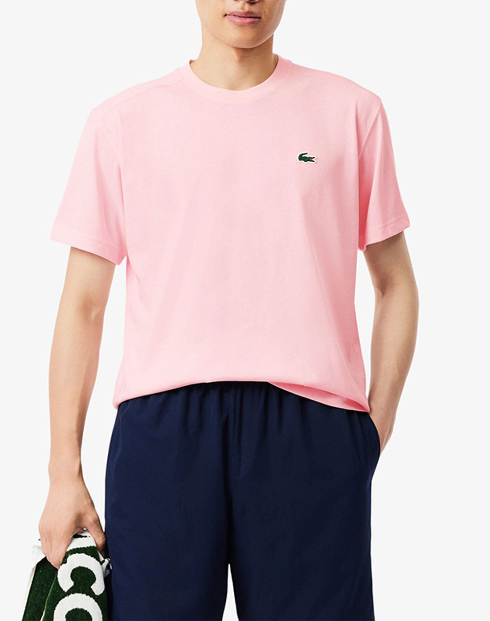 LACOSTE ΜΠΛΟΥΖΑ ΚΜ TEE-SHIRT 3TH7618-T03 LightPink
