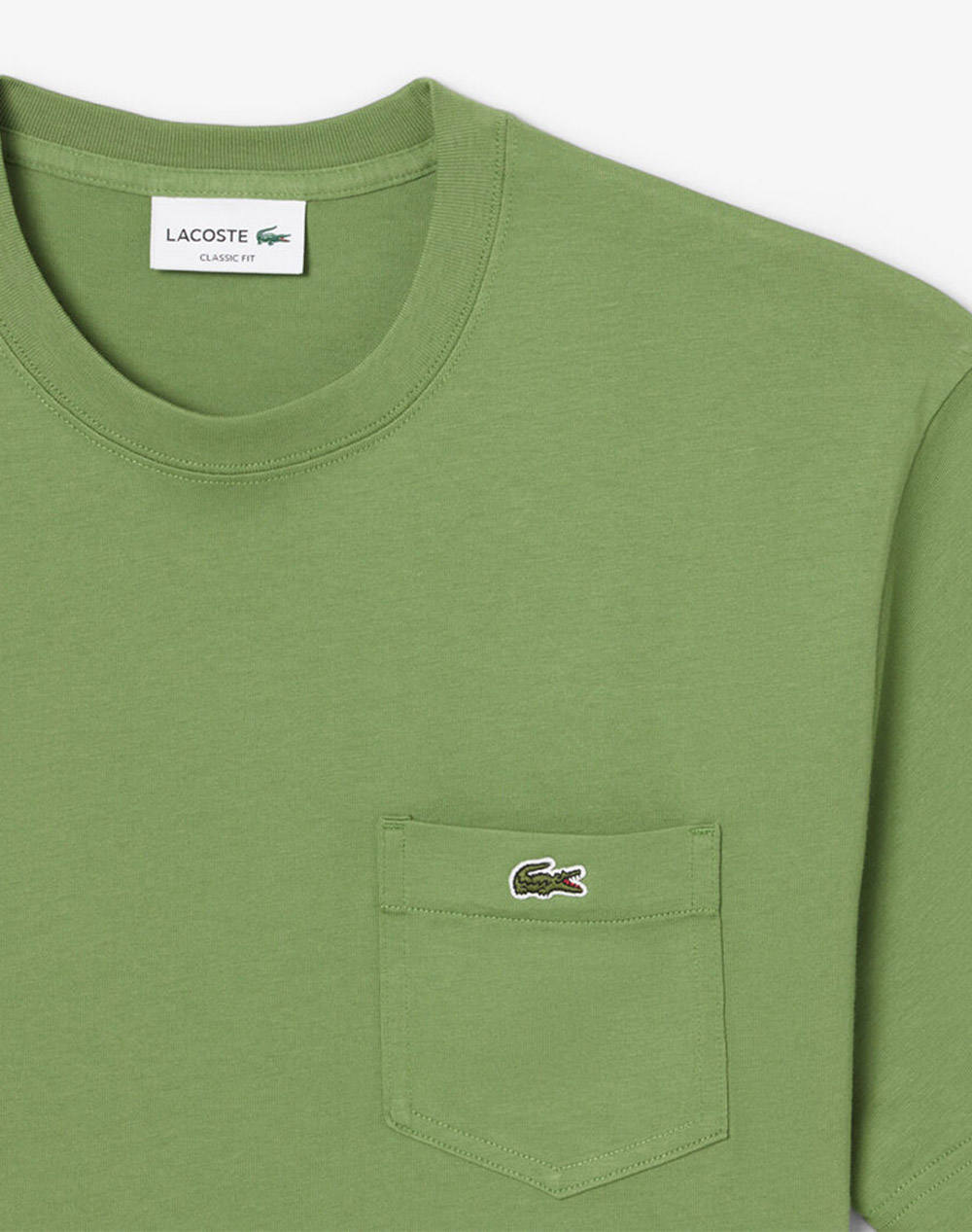 Lacoste Μπλούζα Κμ Tee-Shirt 3Th2827-02M Green ανδρικά ρούχα μπλούζες T-Shirt Politikos Shop Πολιτικός