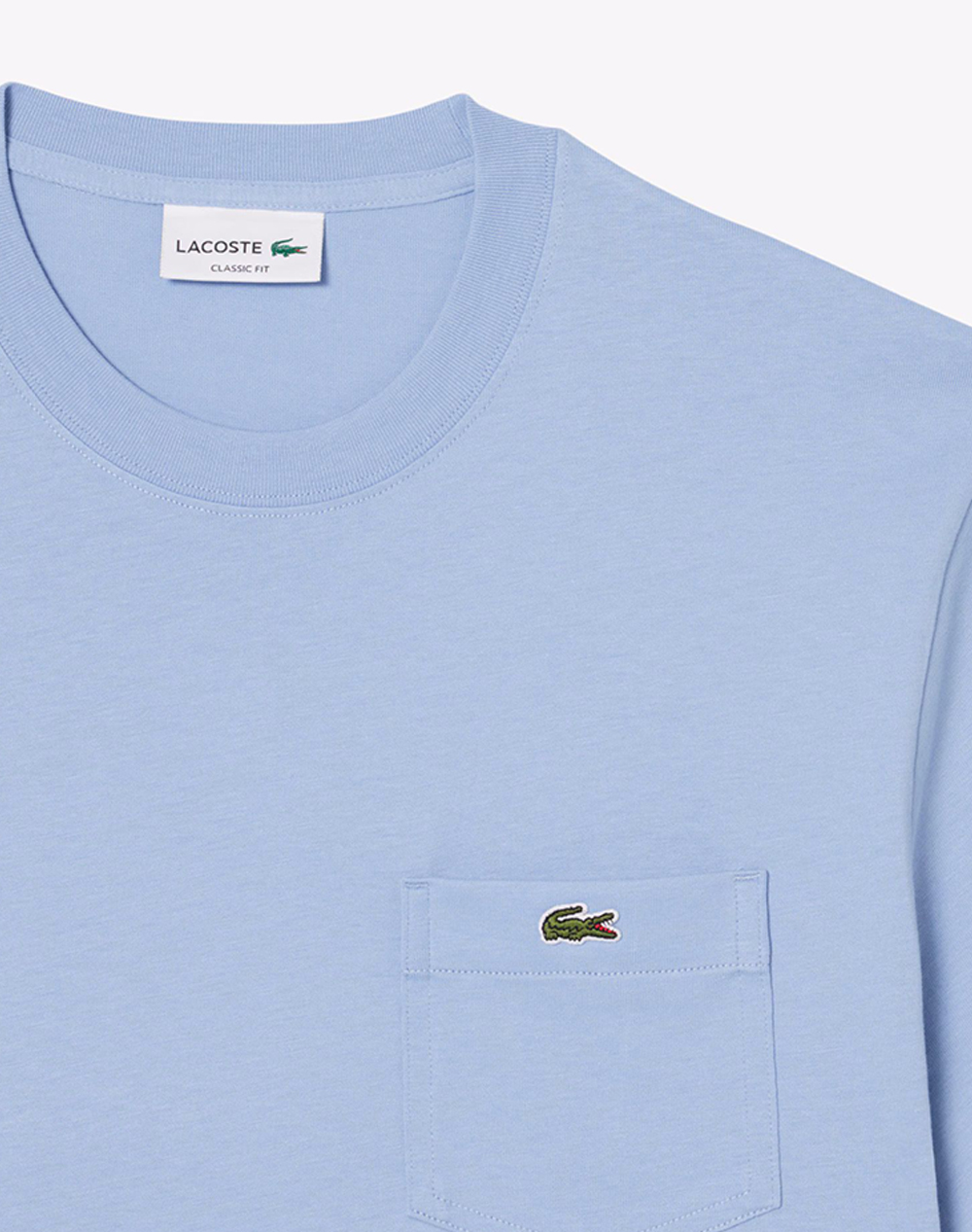 Lacoste Μπλούζα Κμ Tee-Shirt 3Th2827-Aey Lightblue ανδρικά ρούχα μπλούζες T-Shirt Politikos Shop Πολιτικός