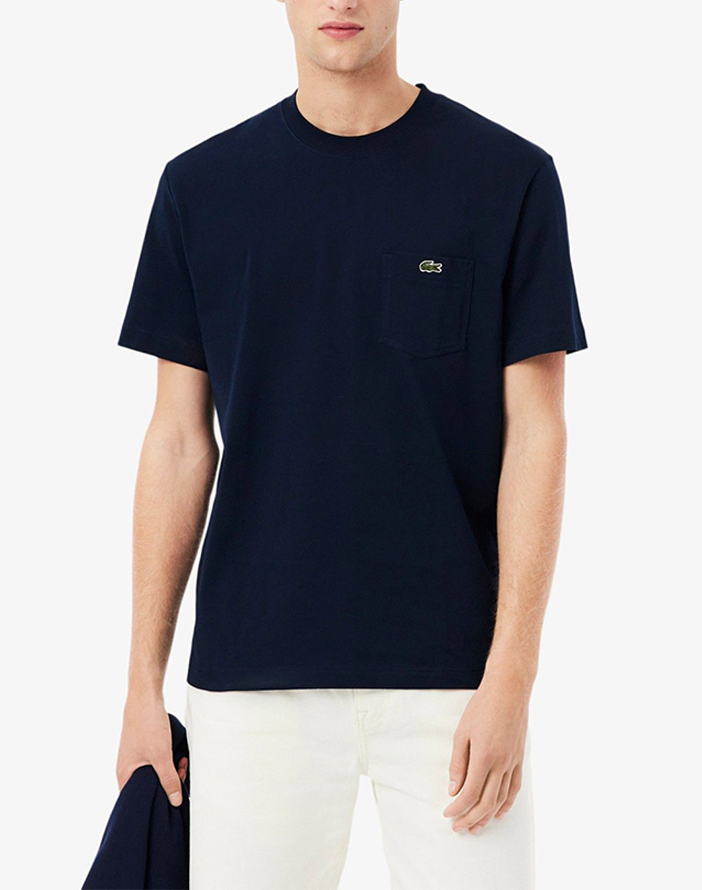 LACOSTE ΜΠΛΟΥΖΑ ΚΜ 3TH2827-166 NavyBlue