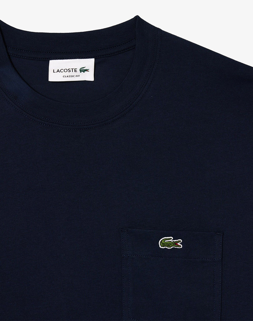 Lacoste Μπλούζα Κμ Tee-Shirt 3Th2827-166 Navyblue ανδρικά ρούχα μπλούζες T-Shirt Politikos Shop Πολιτικός