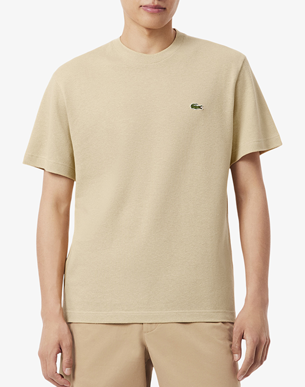LACOSTE ΜΠΛΟΥΖΑ ΚΜ TEE-SHIRT SS 3TH0629-8XF Biege