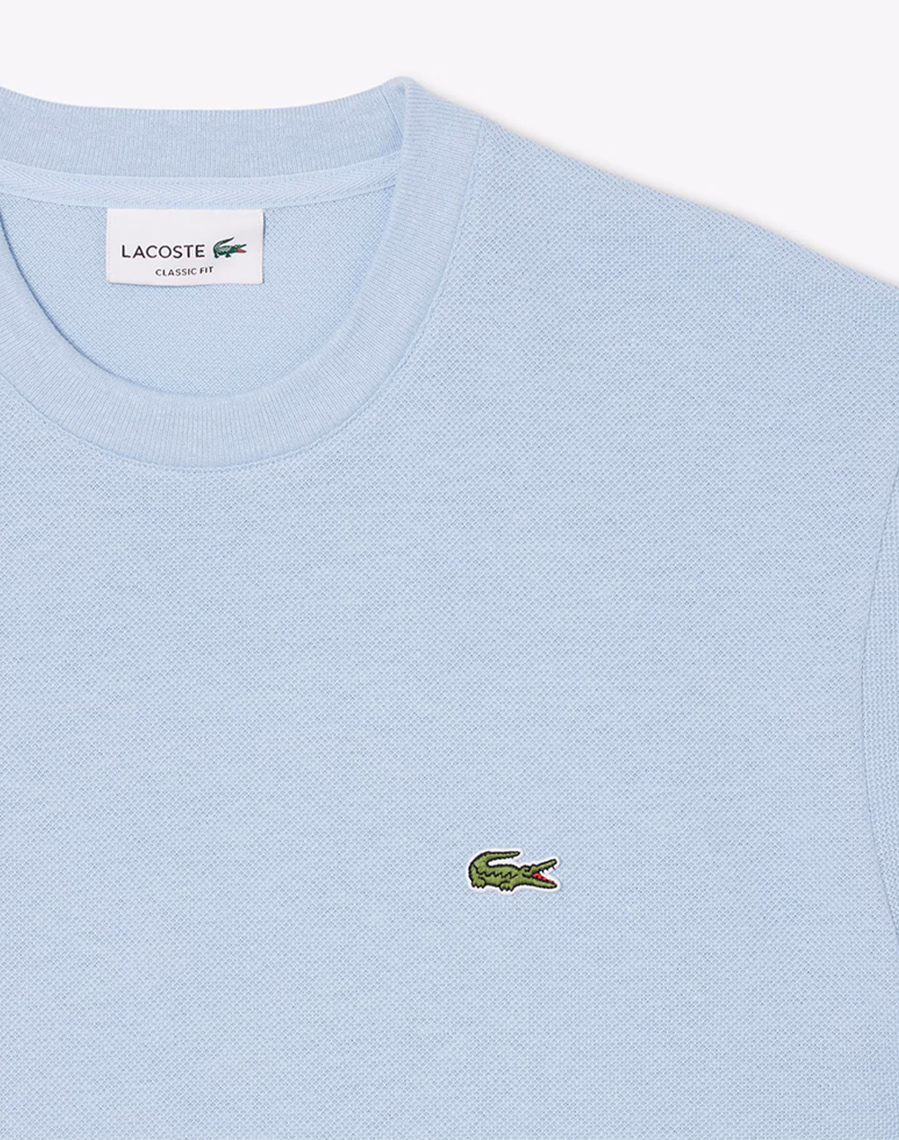 Lacoste Μπλούζα Κμ Tee-Shirt Ss 3Th0629-Hba Lightblue ανδρικά ρούχα μπλούζες T-Shirt Politikos Shop Πολιτικός
