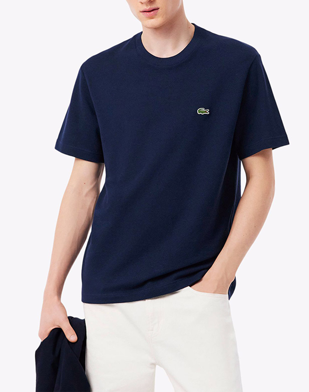 LACOSTE ΜΠΛΟΥΖΑ ΚΜ TEE-SHIRT SS 3TH0629-166 NavyBlue