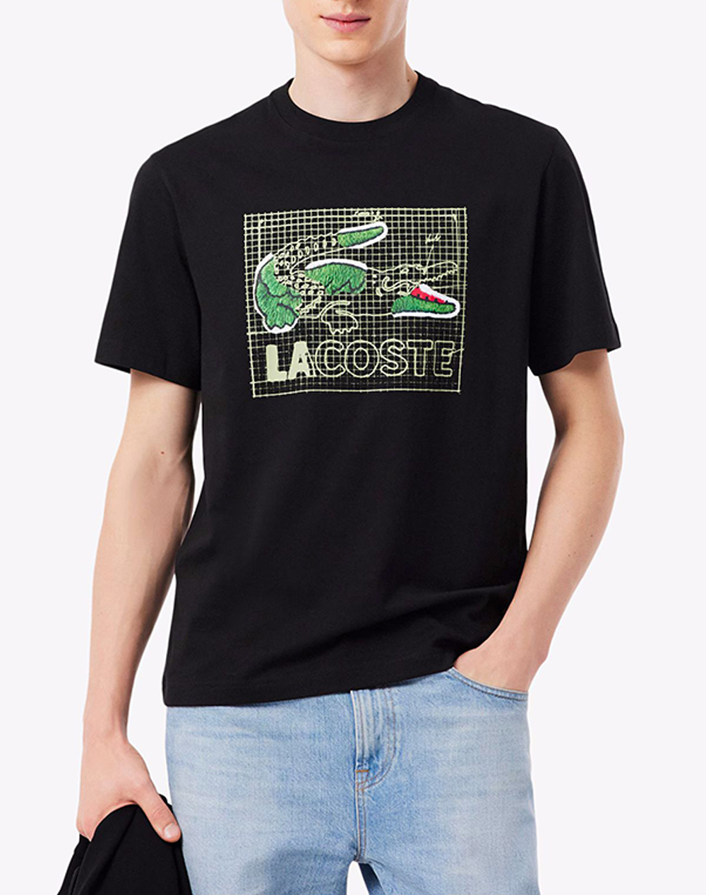 LACOSTE ΜΠΛΟΥΖΑ ΚΜ 3TH1446-031 Black