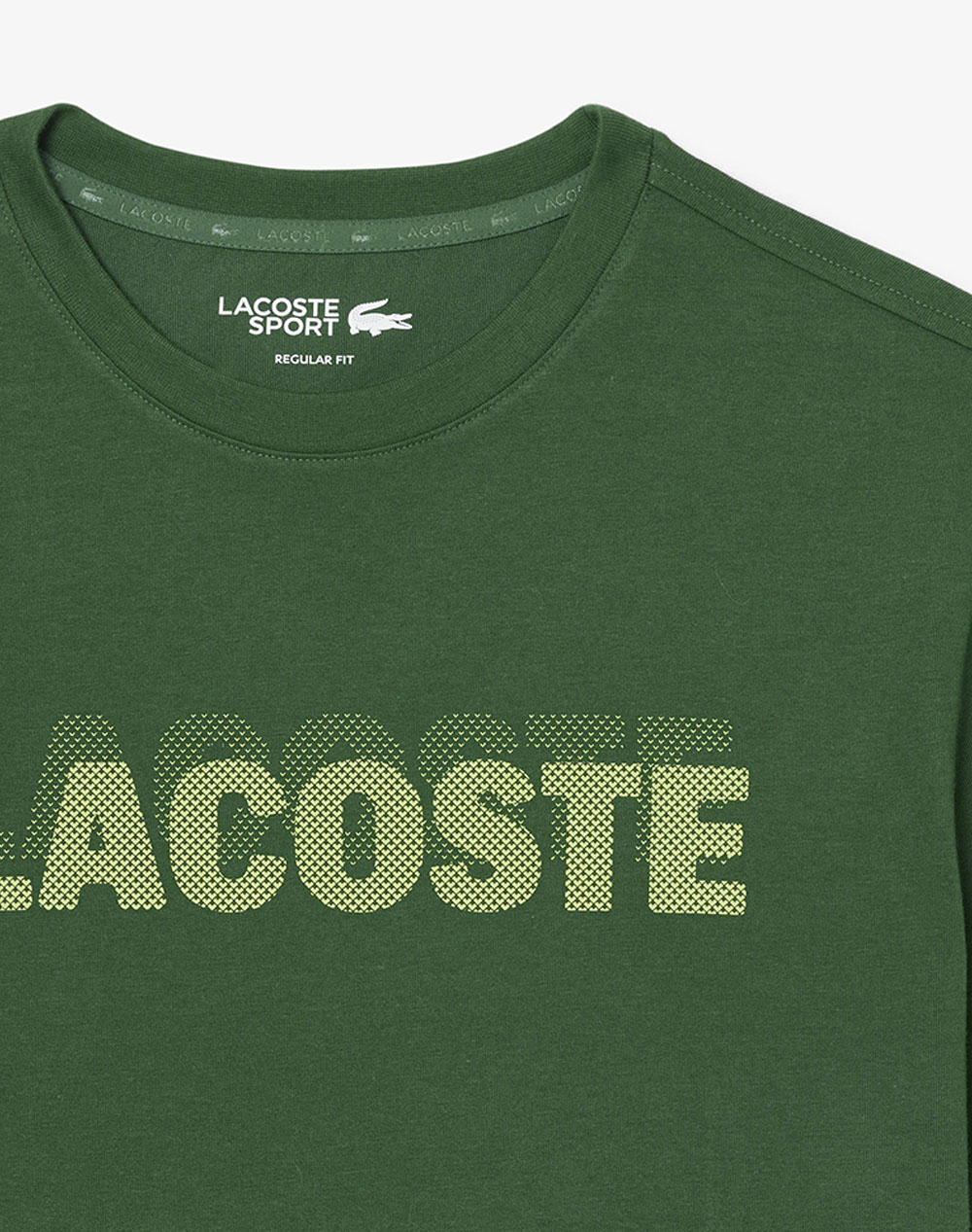 Lacoste Μπλούζα Κμ Tee-Shirt Ss 3Th0217-4Zi Green ανδρικά ρούχα μπλούζες T-Shirt Politikos Shop Πολιτικός
