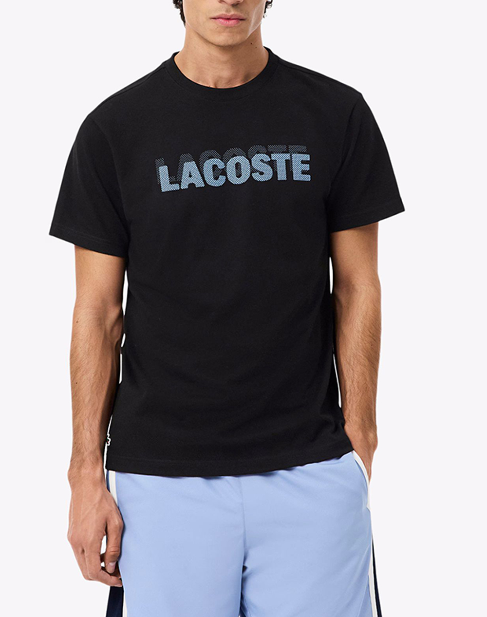 LACOSTE ΜΠΛΟΥΖΑ ΚΜ TEE-SHIRT SS 3TH0217-463 JetBlack
