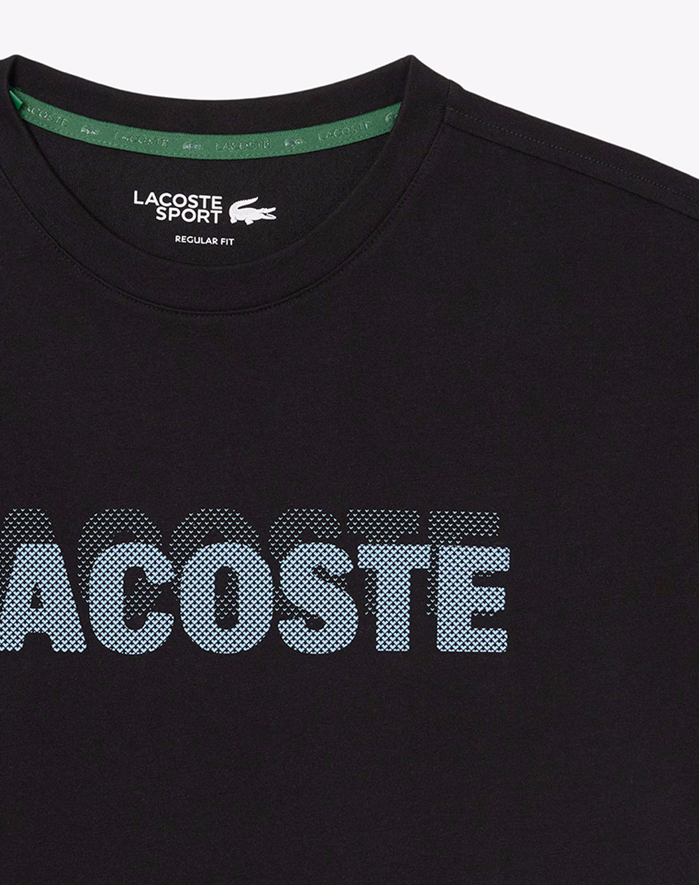 Lacoste Μπλούζα Κμ Tee-Shirt Ss 3Th0217-463 Jetblack ανδρικά ρούχα μπλούζες T-Shirt Politikos Shop Πολιτικός