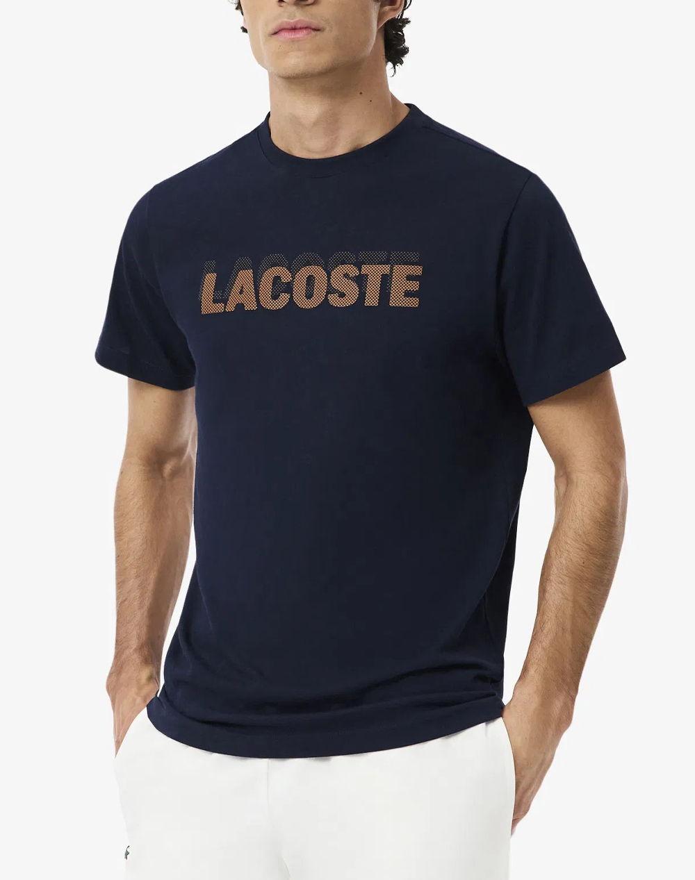 LACOSTE ΜΠΛΟΥΖΑ ΚΜ TEE-SHIRT SS 3TH0217-4IB NavyBlue