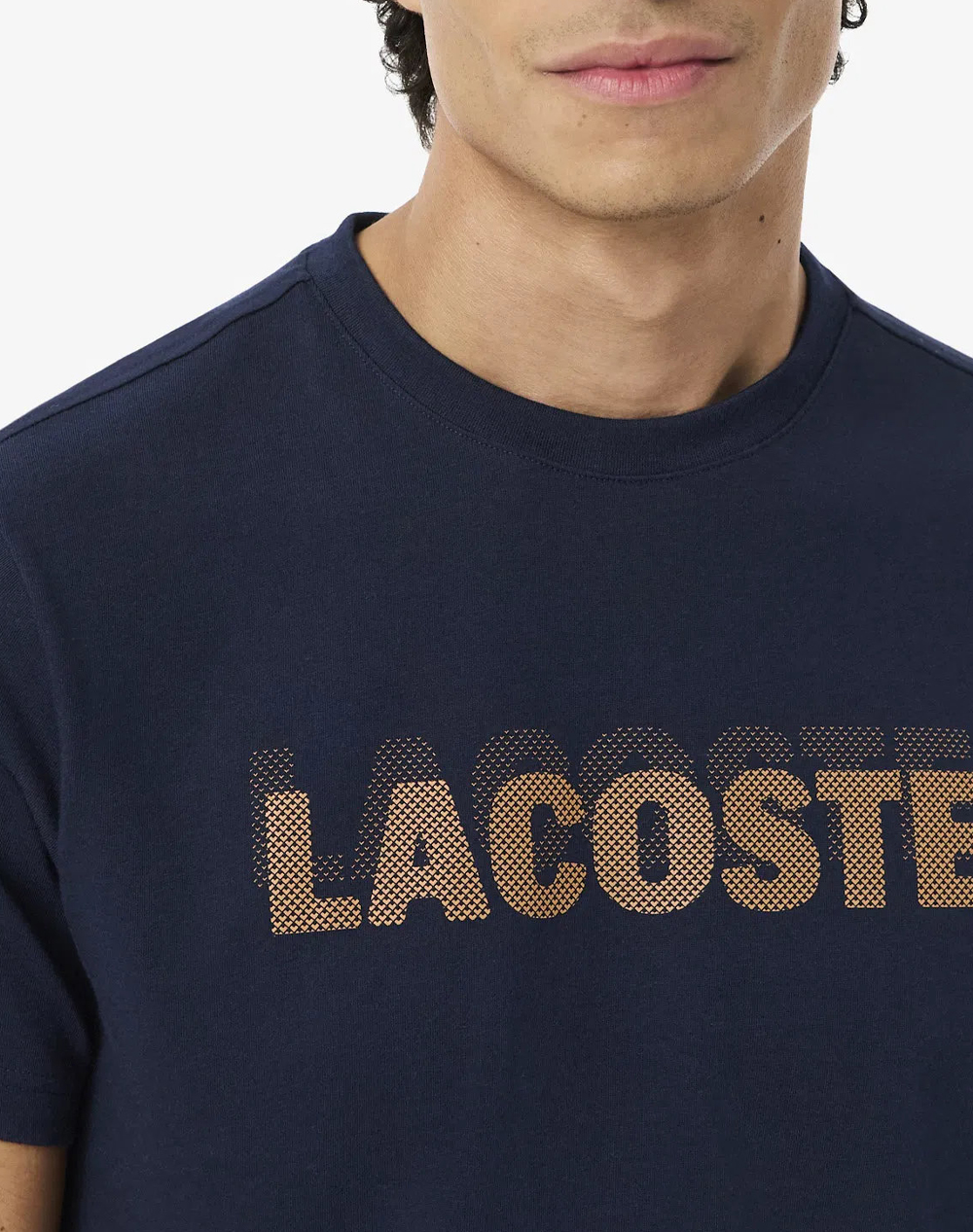 Lacoste Μπλούζα Κμ Tee-Shirt Ss 3Th0217-4Ib Navyblue ανδρικά ρούχα μπλούζες T-Shirt Politikos Shop Πολιτικός