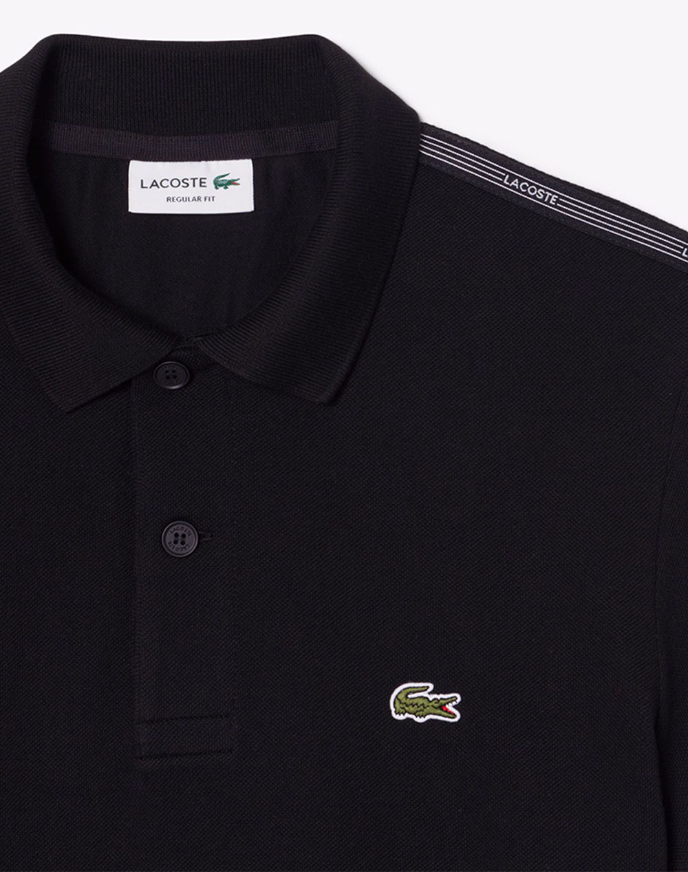 Lacoste Μπλούζα Πολο Κμ Polo Ss 3Ph0897-031 Black ανδρικά ρούχα μπλούζες Politikos Shop Πολιτικός