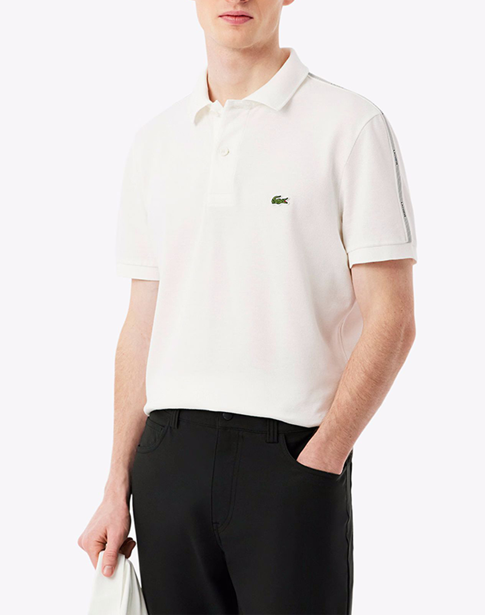 LACOSTE ΜΠΛΟΥΖΑ ΠΟΛΟ ΚΜ 3PH0897-70V OffWhite