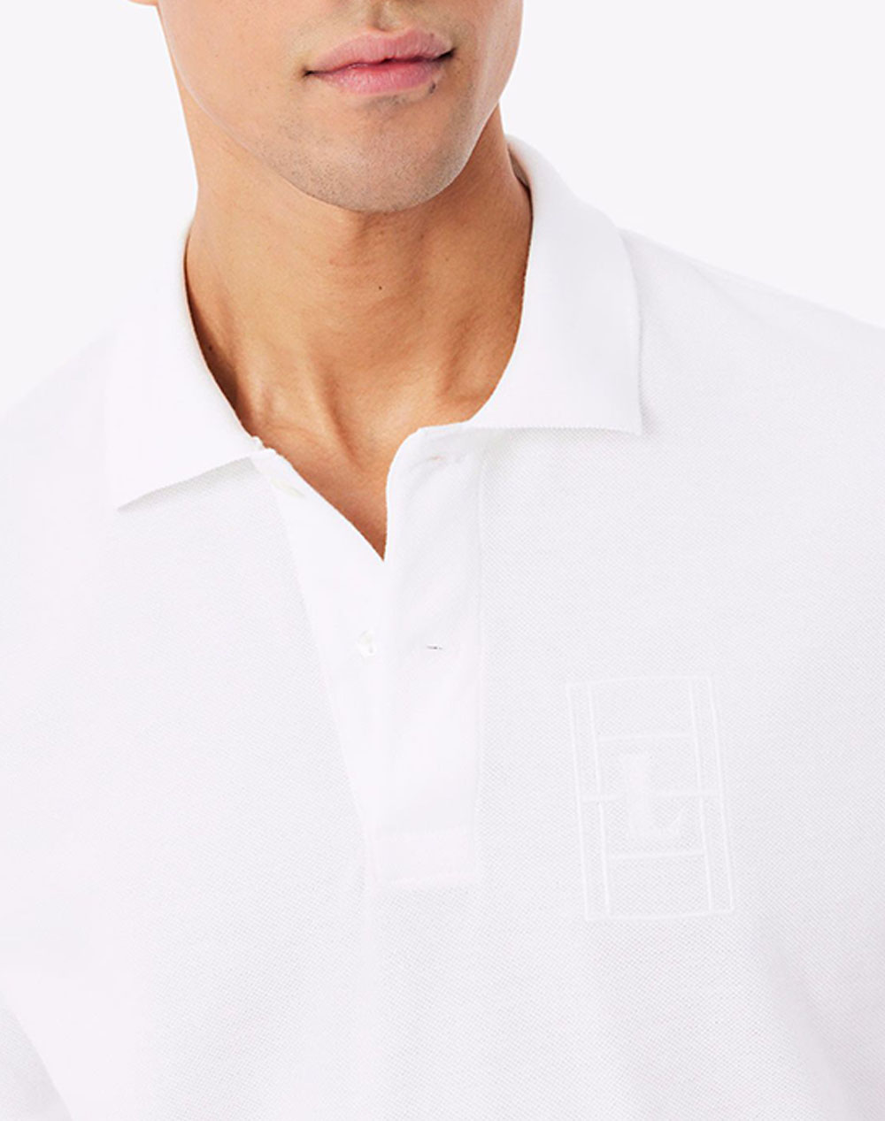 Lacoste Μπλούζα Πολο Κμ Polo Ss 3Ph1751-001 White ανδρικά ρούχα μπλούζες Politikos Shop Πολιτικός