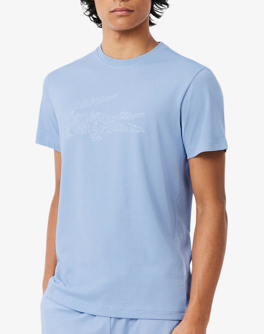 LACOSTE ΜΠΛΟΥΖΑ ΚΜ TEE-SHIRT SS 3TH1761-49Y LightBlue