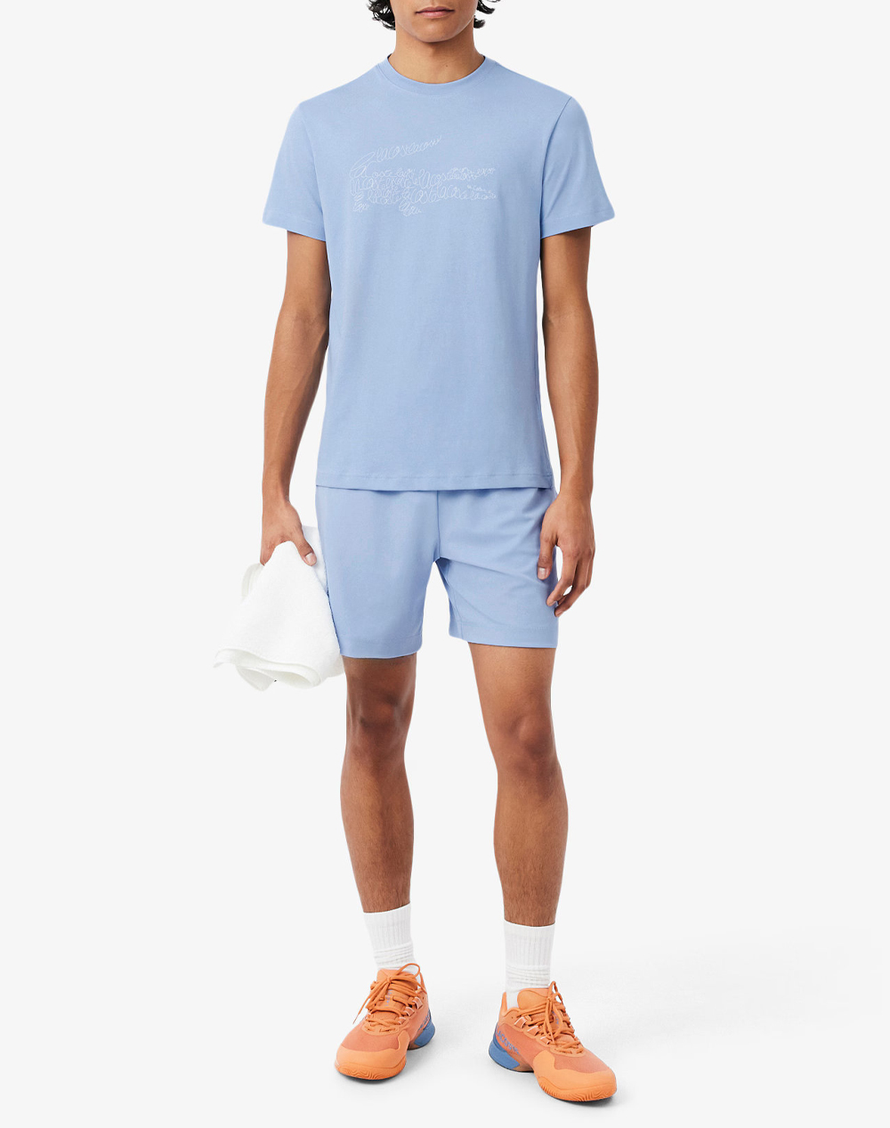 Lacoste Μπλούζα Κμ Tee-Shirt Ss 3Th1761-49Y Lightblue ανδρικά ρούχα μπλούζες T-Shirt Politikos Shop Πολιτικός