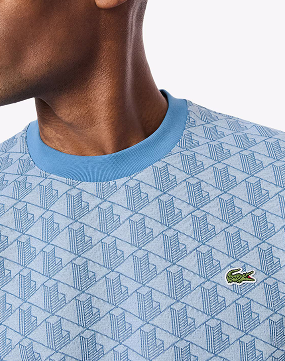 Lacoste Μπλούζα Κμ Tee-Shirt Ss 3Th1197-1Qi Blue ανδρικά ρούχα μπλούζες T-Shirt Politikos Shop Πολιτικός
