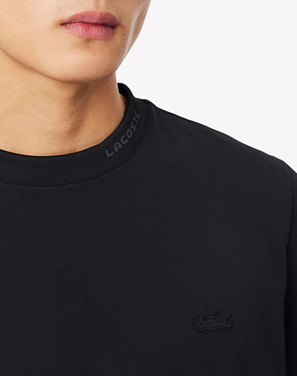 Lacoste Μπλούζα Κμ Tee-Shirt Ss 3Th5060-031 Black ανδρικά ρούχα μπλούζες T-Shirt Politikos Shop Πολιτικός