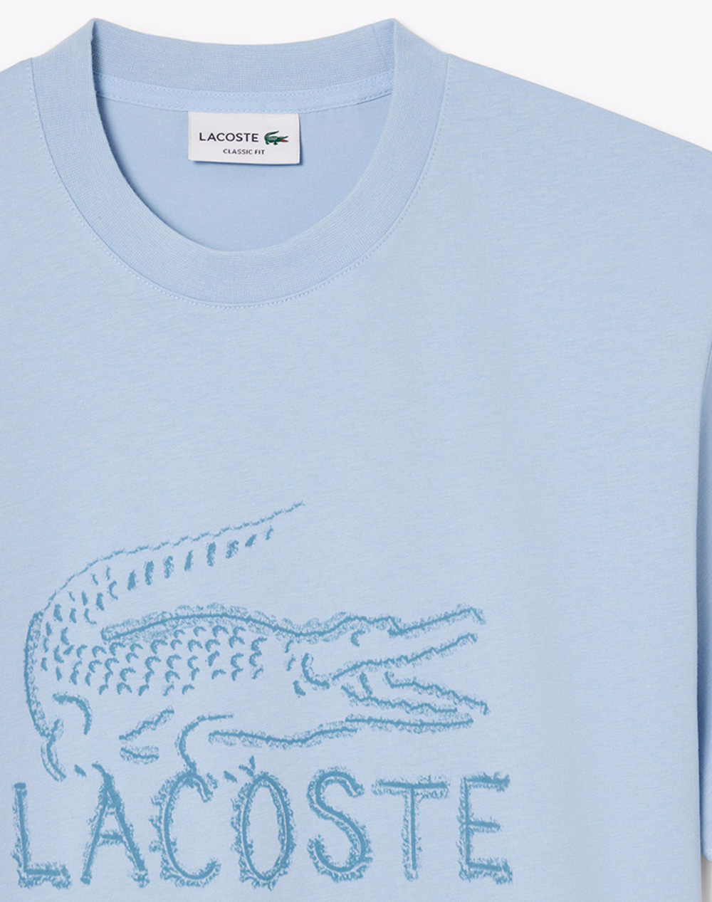 Lacoste Μπλούζα Κμ Tee-Shirt Ss 3Th1427-Hba Lightblue ανδρικά ρούχα μπλούζες T-Shirt Politikos Shop Πολιτικός
