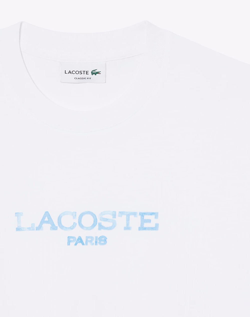 Lacoste Μπλούζα Κμ Tee-Shirt Ss 3Th1435-001 White ανδρικά ρούχα μπλούζες T-Shirt Politikos Shop Πολιτικός