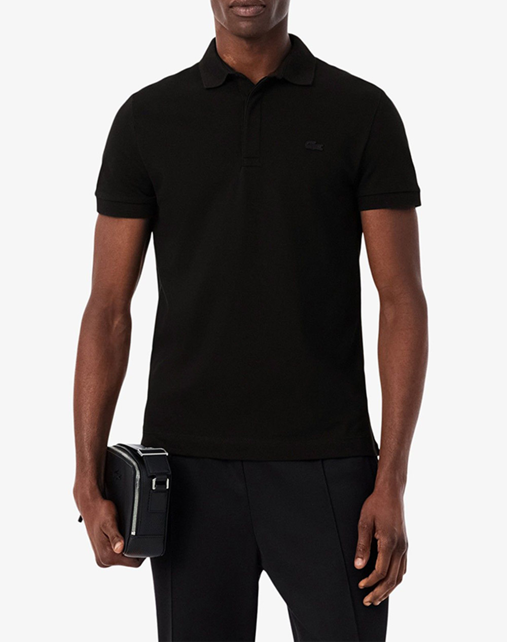 LACOSTE ΜΠΛΟΥΖΑ ΚΜ POLO SS 3PH5522-031 Black