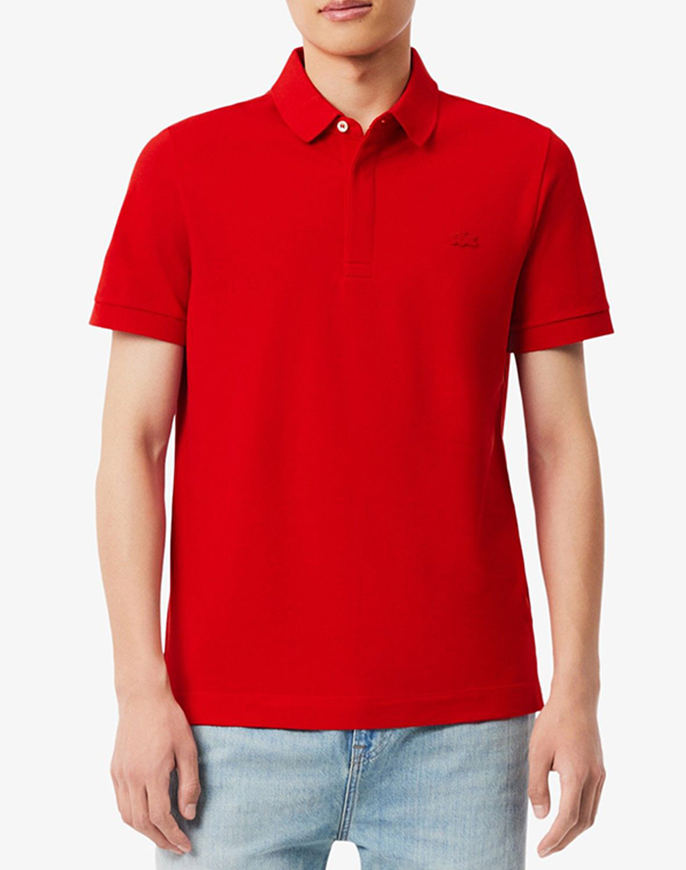 LACOSTE ΜΠΛΟΥΖΑ ΚΜ POLO SS 3PH5522-240 Red