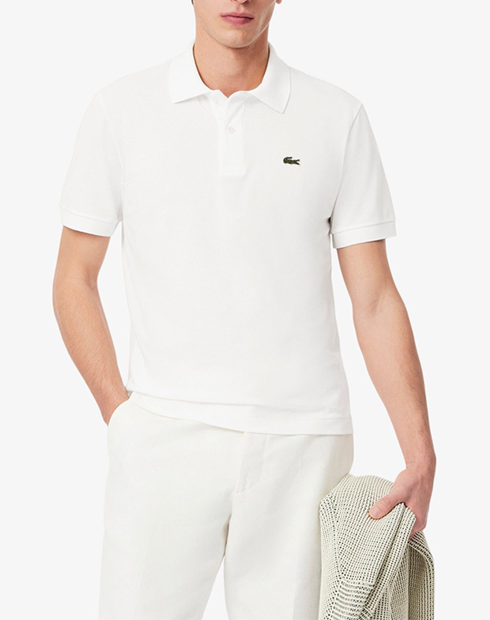 LACOSTE ΜΠΛΟΥΖΑ ΚΜ 3PH9851-001 White