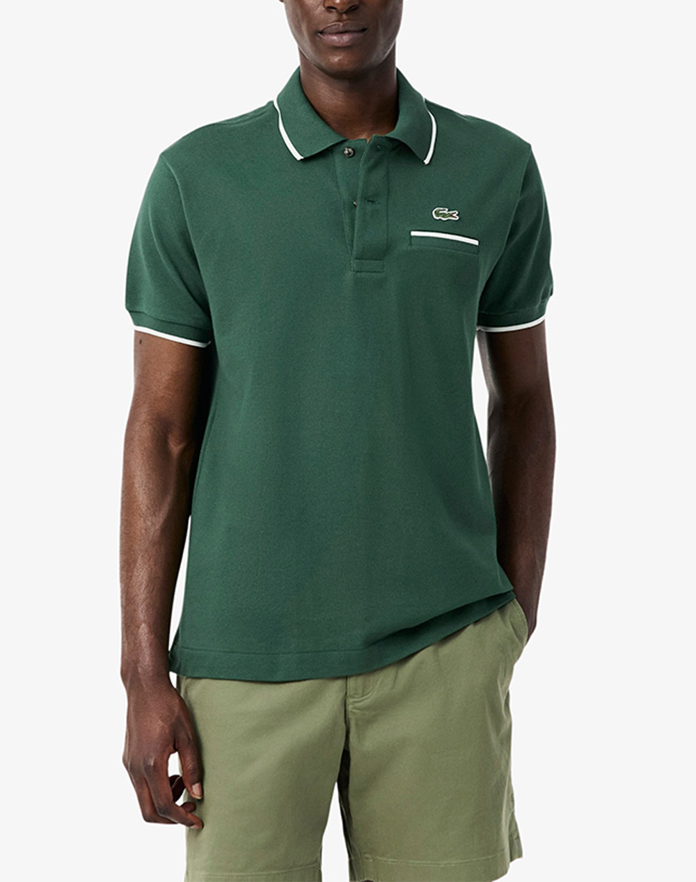 LACOSTE ΜΠΛΟΥΖΑ ΚΜ POLO SS 3PH9838-YRR Green