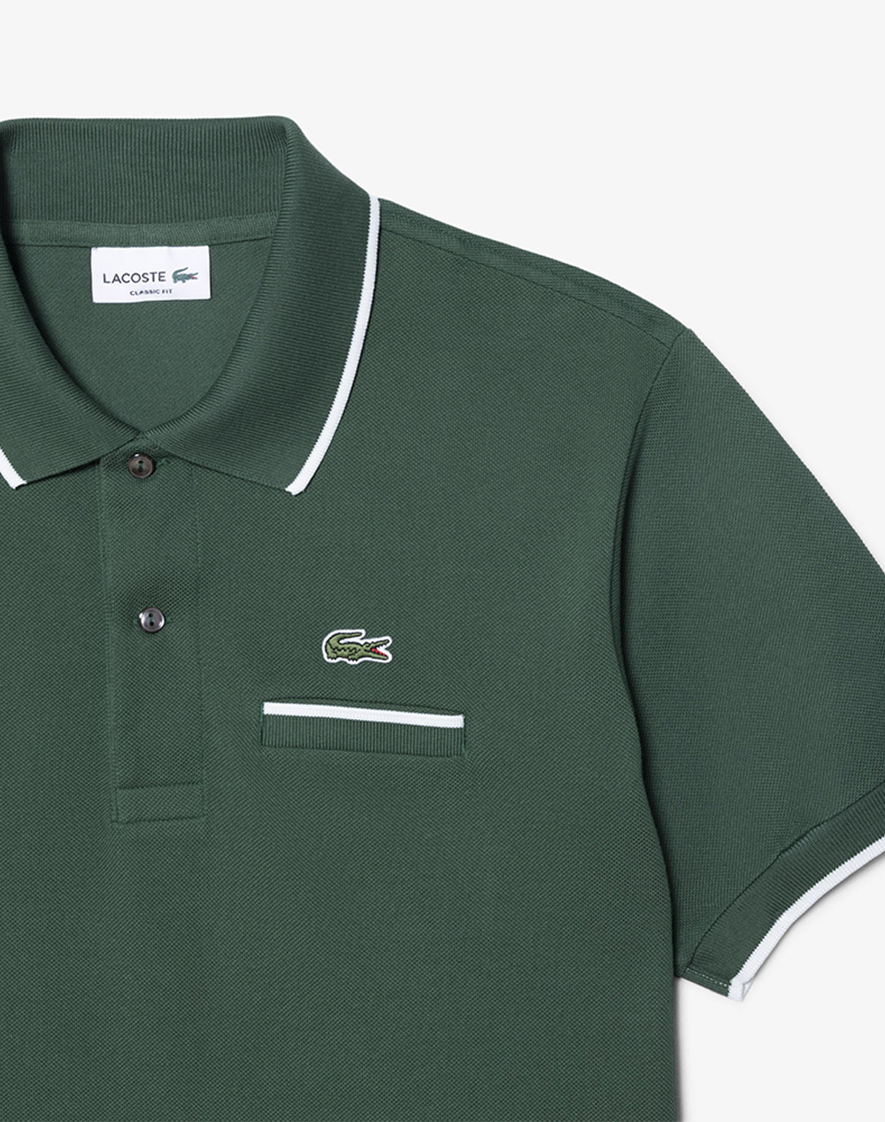 Lacoste Μπλούζα Κμ Polo Ss 3Ph9838-Yrr Green ανδρικά ρούχα μπλούζες Politikos Shop Πολιτικός