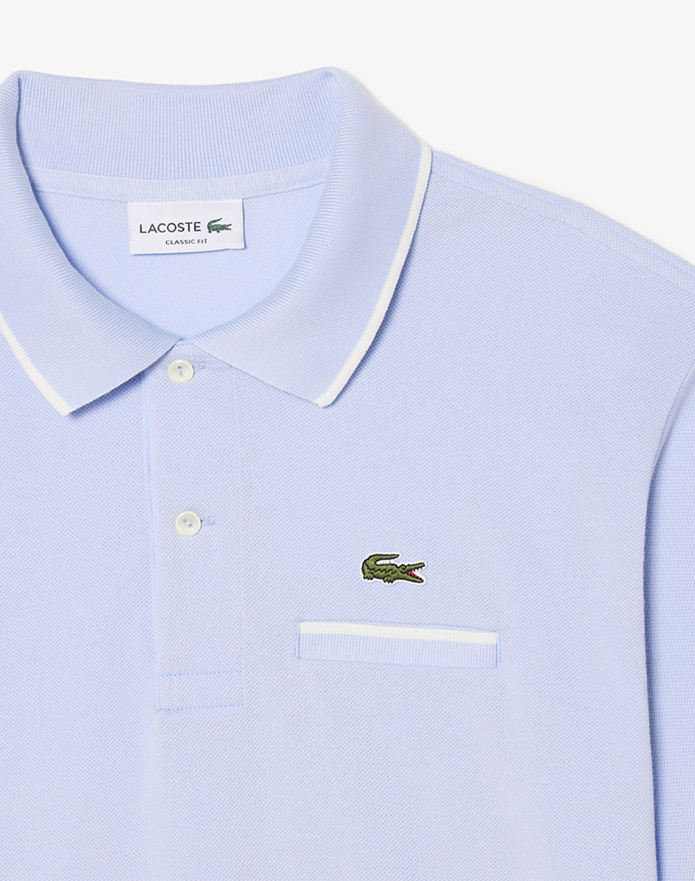 Lacoste Μπλούζα Κμ Polo Ss 3Ph9838-29I Lightblue ανδρικά ρούχα μπλούζες Politikos Shop Πολιτικός