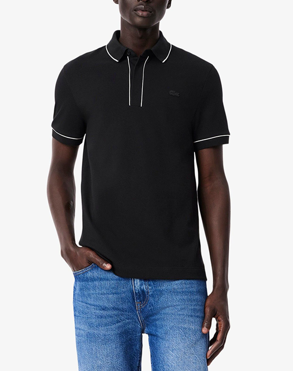 LACOSTE ΜΠΛΟΥΖΑ ΠΟΛΟ ΚΜ POLO SS 3PH8184-031 Black