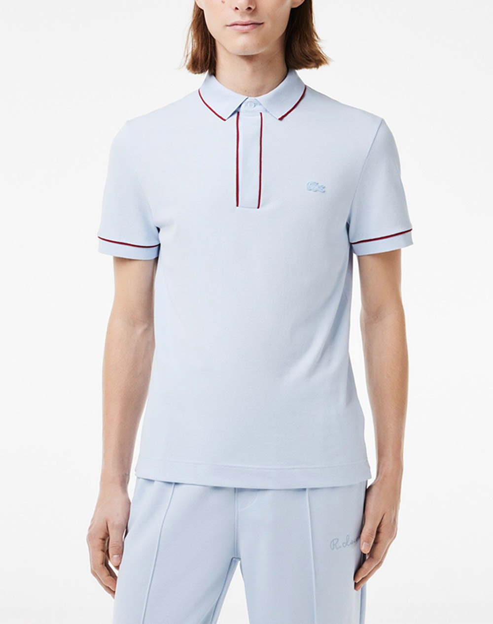LACOSTE ΜΠΛΟΥΖΑ ΠΟΛΟ ΚΜ POLO SS 3PH8184-J2G LightBlue